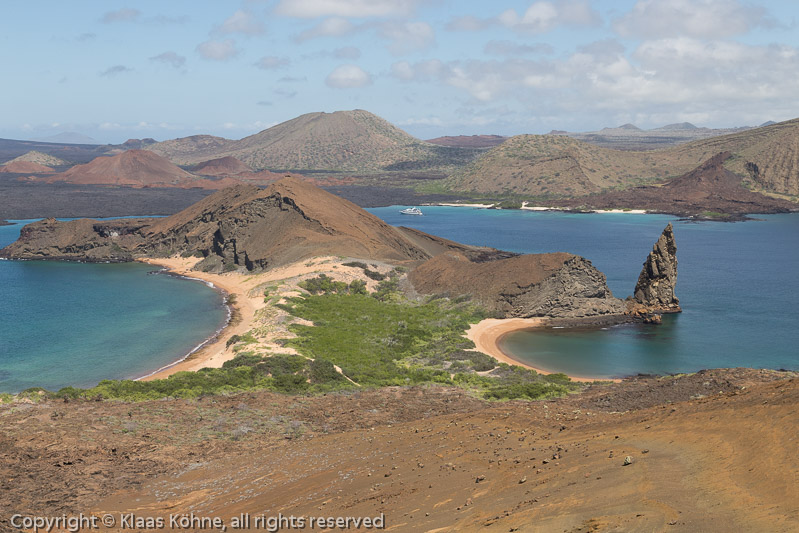 Isla Batolomé mit dem Pinnacle Rock